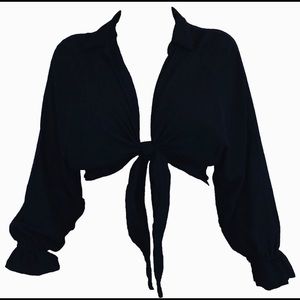 Leihana Knotted Crop Top